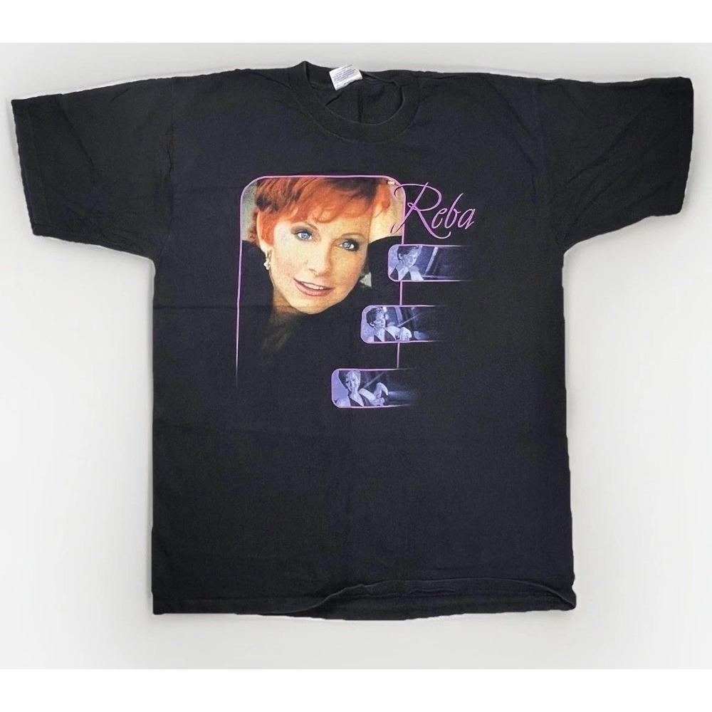 Vintage 1990's Reba Mcentire‎ Country Music Tour 2000 Tee Size Large